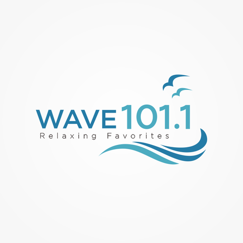 Radio station logo with wave | Logo design contest | 99designs