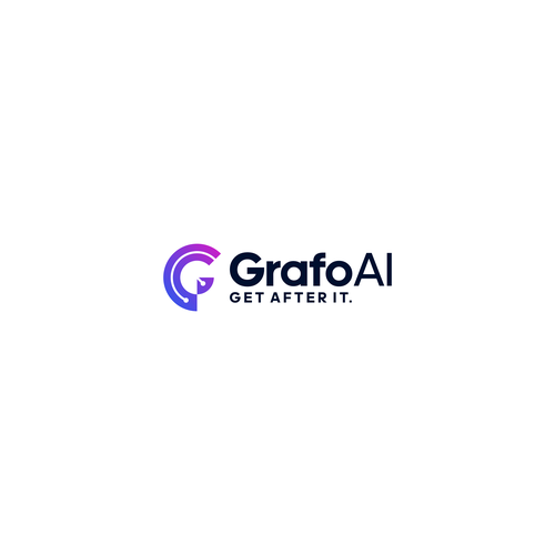 GrafoAI | Artificial Intelligence Writer Logo Design by udarabulan