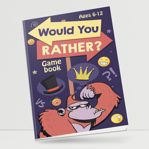 Fun design for kids Would You Rather Game book Design von Krisssmy
