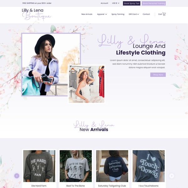 Design realizzato da Janki14 intitolato "Clothing and Personal Training Boutique"