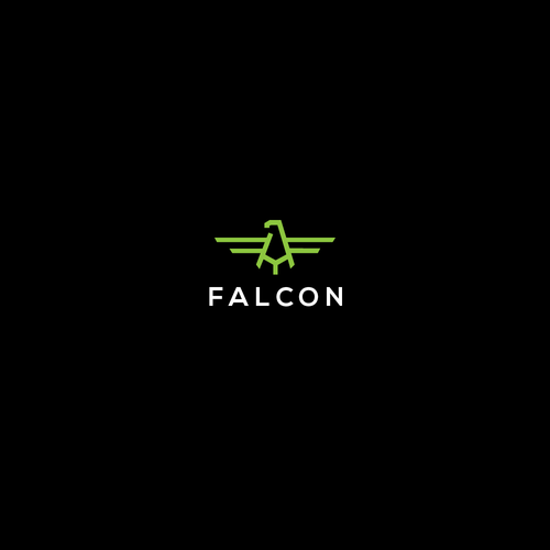 Falcon Sports Apparel logo Diseño de Graphic Archer