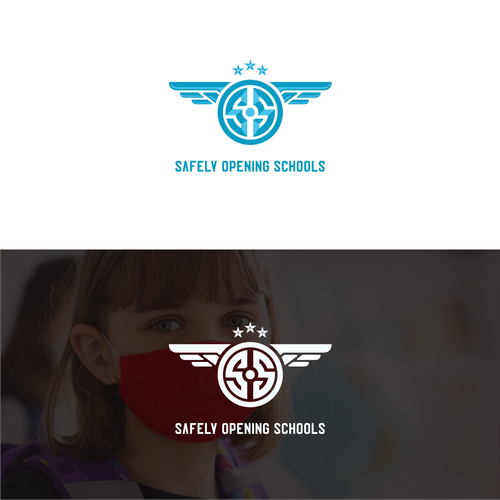 Logo for a group of Super Hero's working to get Kids back to school Design by Mh Fakhri Aziz