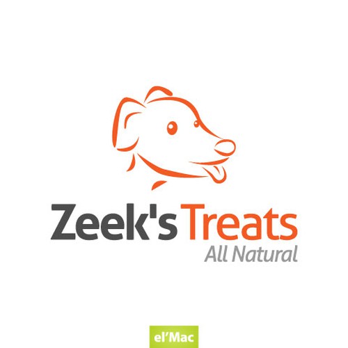 LOVE DOGS? Need CLEAN & MODERN logo for ALL NATURAL DOG TREATS! Design por el'Mac