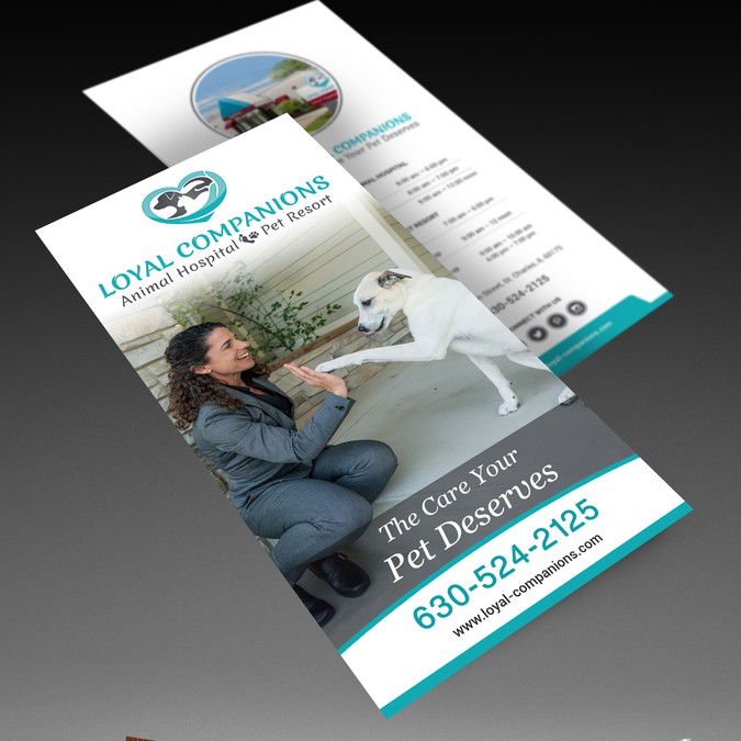 Create an engaging brochure for my animal hospital & pet resortshow we