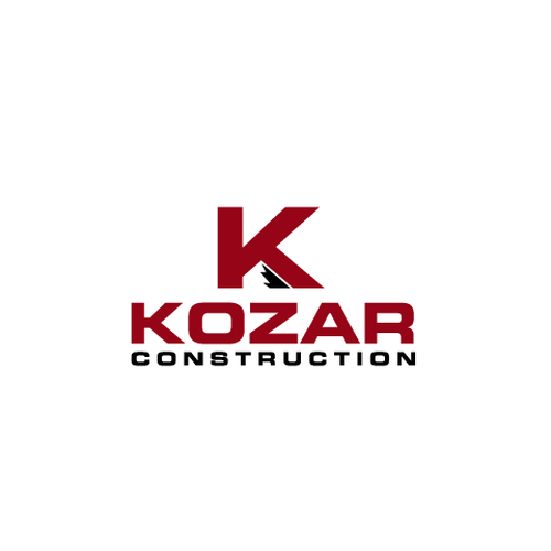 Simple Construction Company Logo with Creativity Design by m a g y s