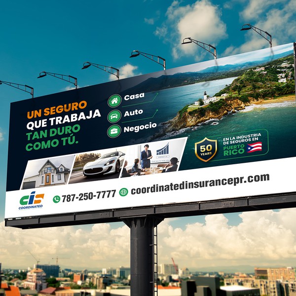 Insurance billboard