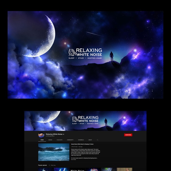 Customized YouTube cover design