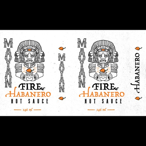 Design di Mayan Fire Hot Sauce di Rimposhe