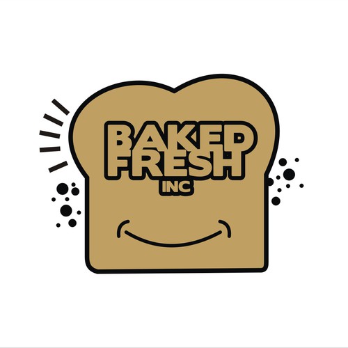 logo for Baked Fresh, Inc. Diseño de DOT~