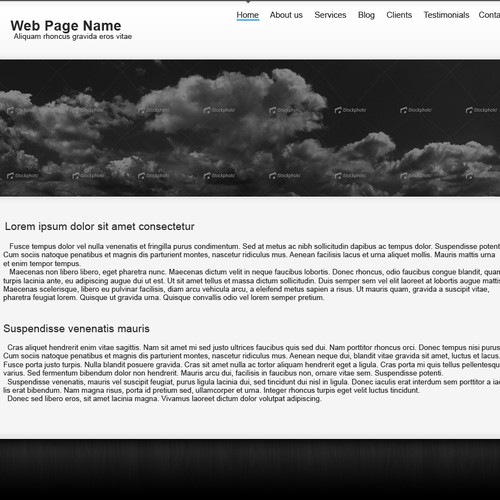 1-3 Page Website Template Design von kpp0209