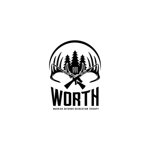 コンペ「Warrior Outdoor Recreation Therapy - WORTH Logo Design Contest」のデザイン by Leo Sugaliさん 