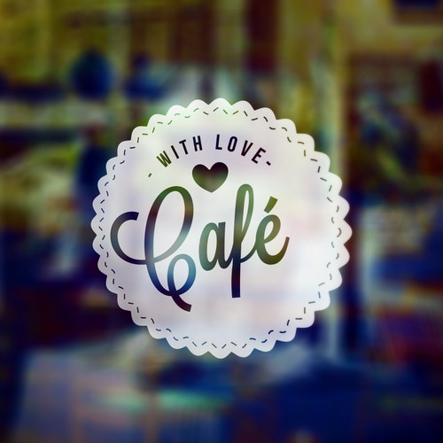 Logo for With Love Café Design by SAOStudio