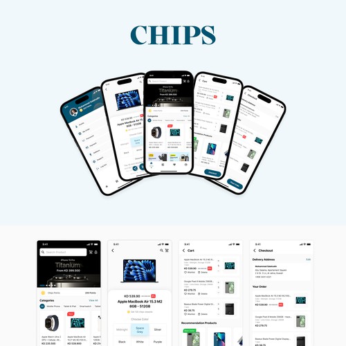 E-commerce Mobile UI/UX Design by thedei