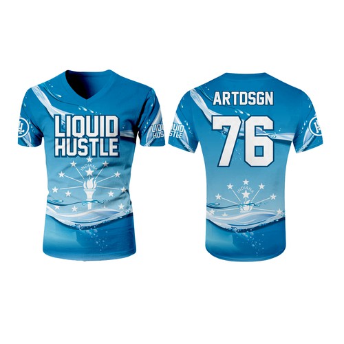 Liquid hustle - ultimate frisbee jerseys