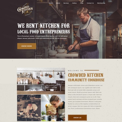 WordPress theme design contest entry by simbaoriginals