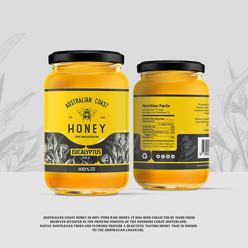 Australian Honey Jar-ontwerp door canyones