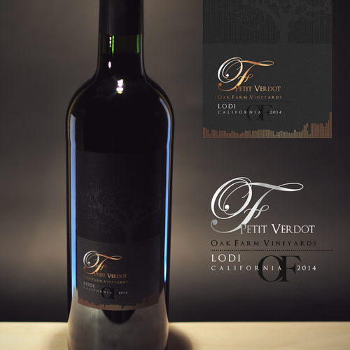 Design a new wine label for our new California red wine... Diseño de art_veritas