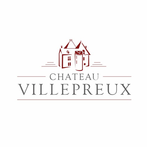 Karen FariaさんのModern new logo for French chateau and vineyardデザイン