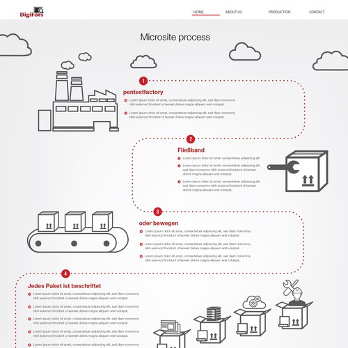 Web page design contest entry by fritzR