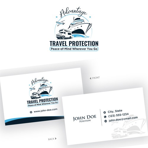 Logo and Biz Cards for Travel Company Design by monalishas