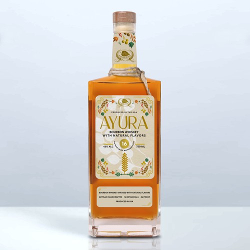 Design an attractive label for a new Bourbon Whiskey Design by Arman Hr