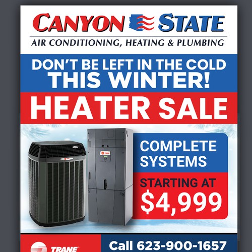 Newpaper Ad For Heating, Ventilation, and Air Conditioning (HVAC) Company - Wireframed and Ready! Design by GrApHiC cReAtIoN™