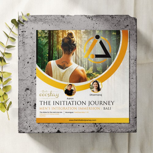 The Initiation Journey Retreat for Men Design by Tanny Dew ❤︎