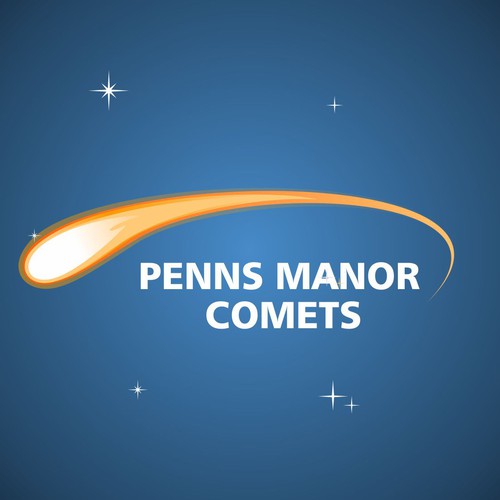 Create a Brand Logo for the 'Penns Manor Comets' with Comet logo! Diseño de Z E N