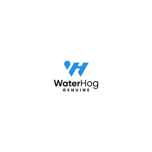 WaterHog Logo Design by _barna