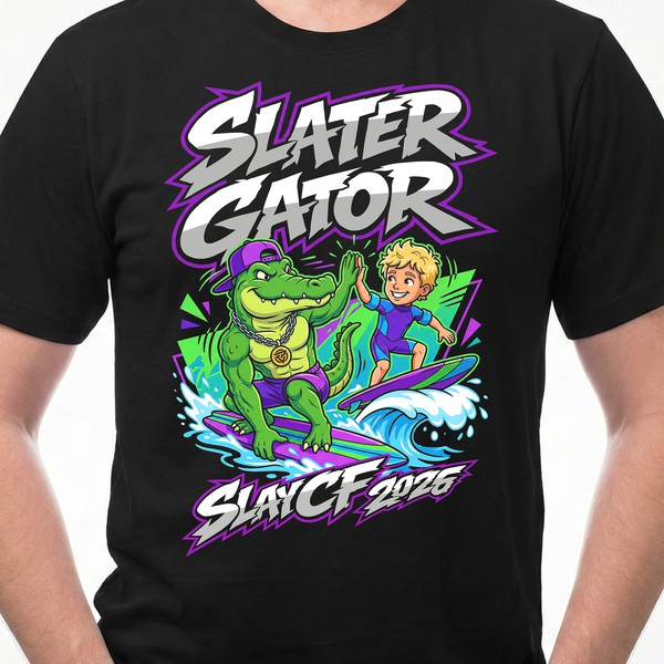 Design by Mazsan titled "Slater Gator T-Shirt Design"
