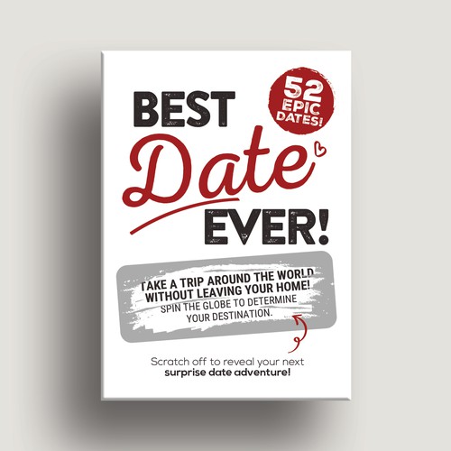 create a fun and eye-catching design for our date night idea box. Design by intanamir