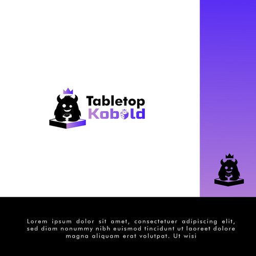 Bring Tabletop Kobold to Life with a Fun, Memorable Logo and Branding Design by ads1201