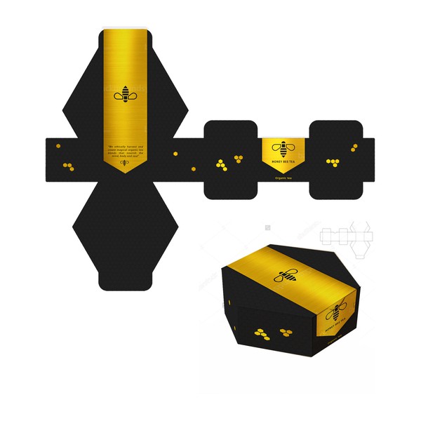 Design by CVelez titled "bee honey tea"