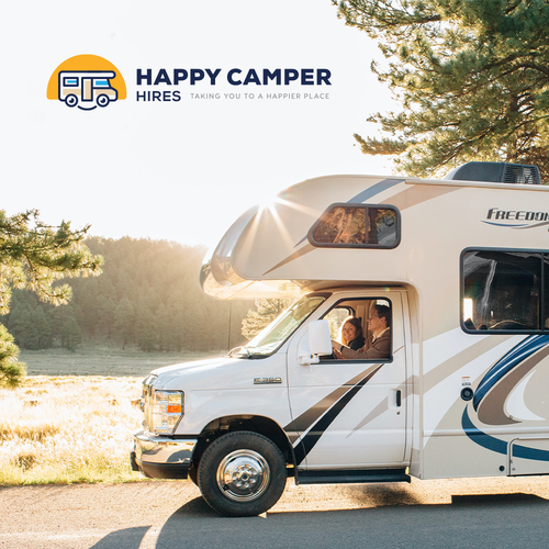 Diseño de We need a happy feel logo design for our camper hire business (dont de AREA51d