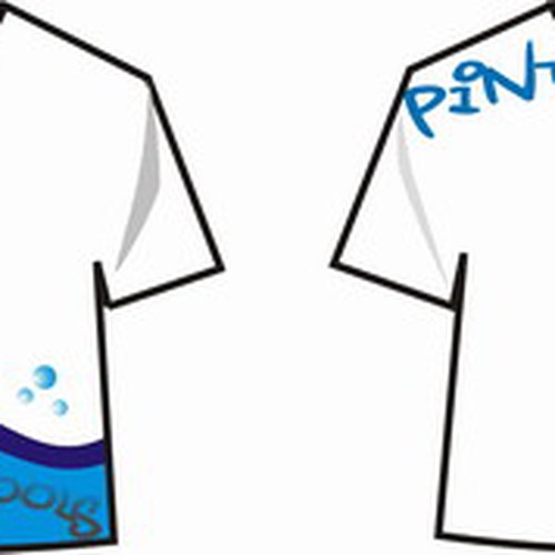 NEW Tshirt Design for swimming pool company Design by ozza