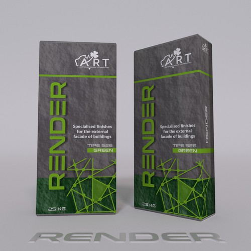 Package design for Specialised Cement Finishes Diseño de Dimadesign