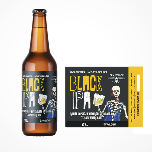 Microbrauerei: Bierflasche sucht Etikettendesign Design by halesen