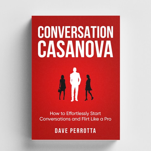 Powerful book cover for a top dating advice book for men Design by Aziel Design