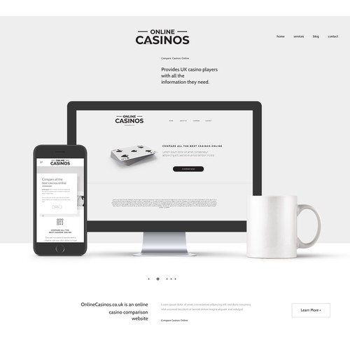 OnlineCasinos.co.uk - logo needed for > modern casino comparison site Design by Mijat12