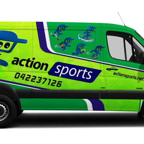 THE BEST VAN WRAP IN THE WORLD Design by TANSA ART