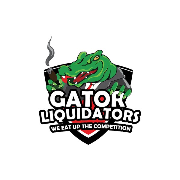 Design by Step Up® titled "GATOR LIQUIDATORS"