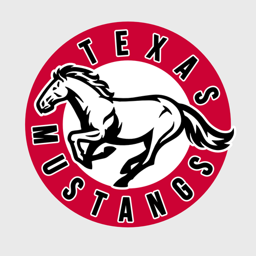 Diseño de Texas Mustangs de ctrw