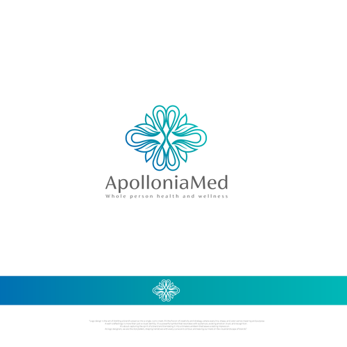 Logo - Where science meets nature. Whole human health Design by Vermilly