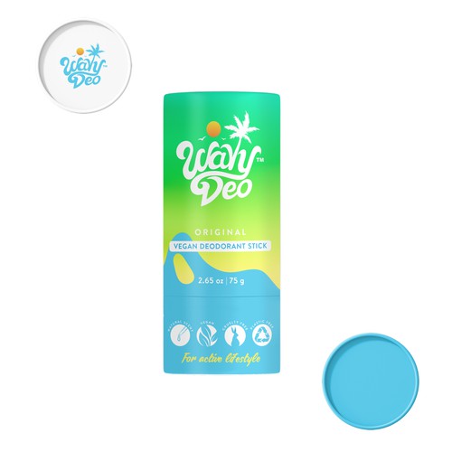 Design creative product packaging for an up and coming deodorant brand! Design by Dimario Moretti