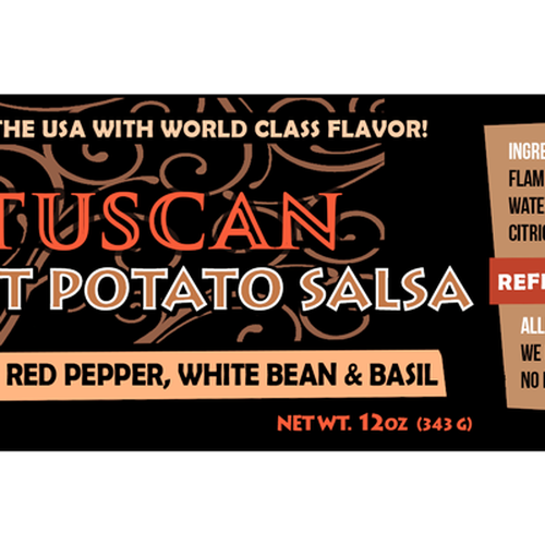 Help Me Introduce World-Class Sweet Potato Salsas to the Nation Design by Isaac401