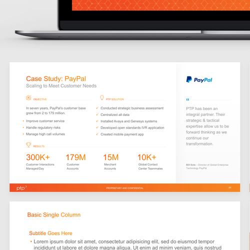 powerpoint case study template