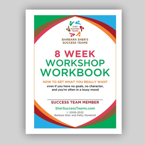 Workbook front cover for adults with big dreams - make me smile Design by Bigpoints