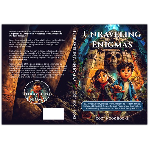 Book Cover Design for Unsolved Mysteries Book Design by flamenco72