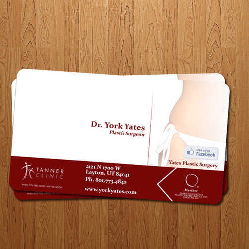 Dr. York Yates Plastic Surgery - business card Design by Mo Camara