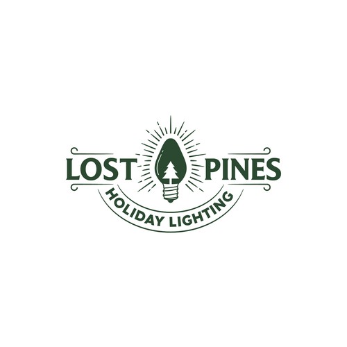 Vintage Christmas Light Installation Business Brand Design Design by y u b l i t z